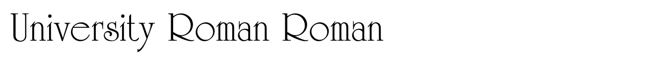 University Roman Roman image